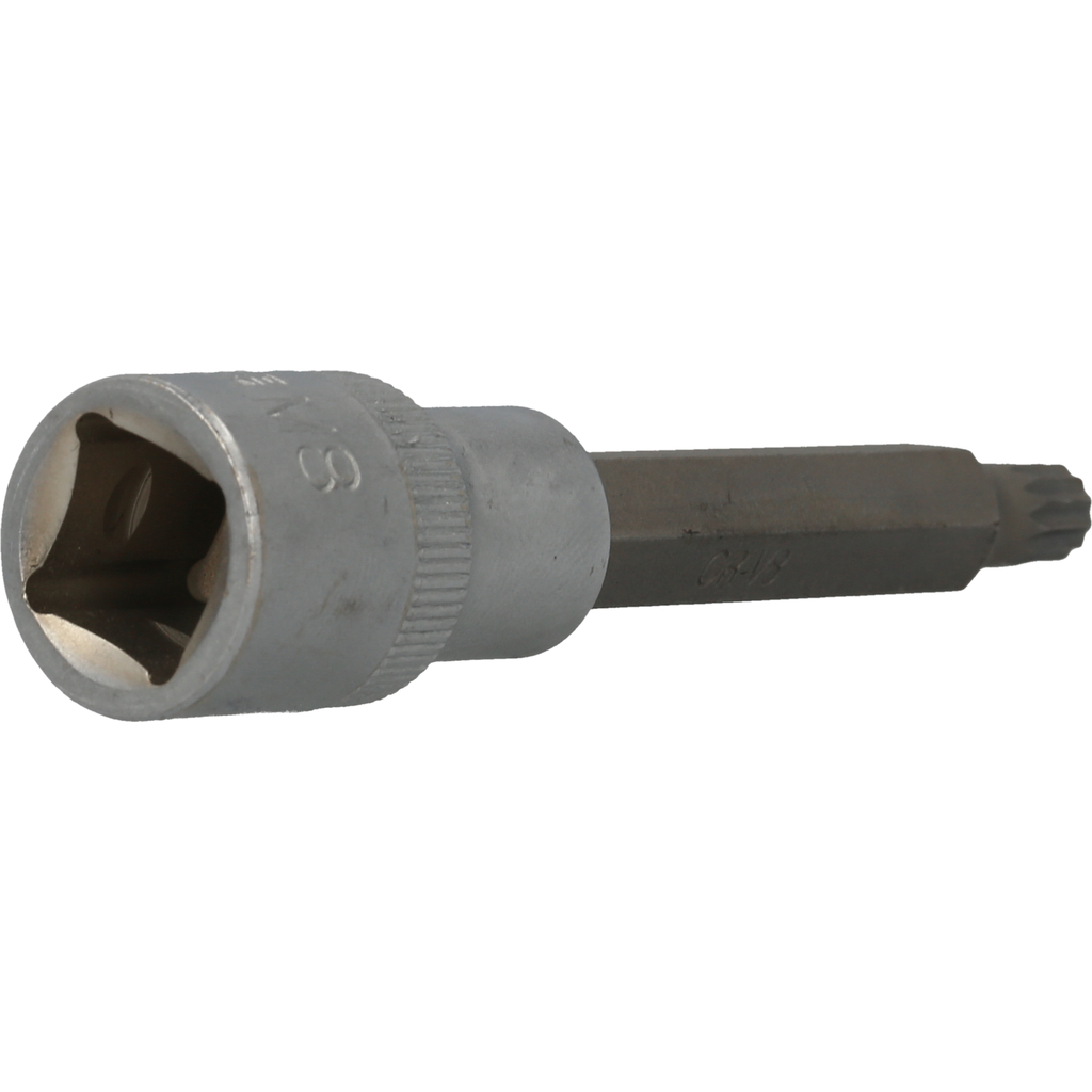 Douille denture multiple 1/2", longueur 100 mm, M8