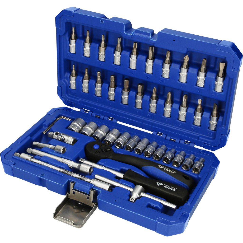 1/4" Steckschlüssel-Satz, 46-tlg