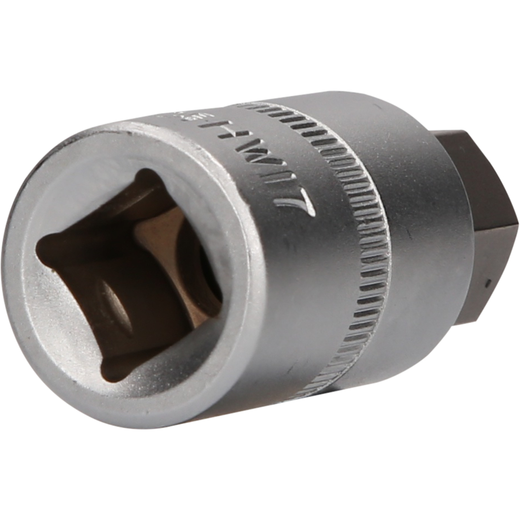 Douille six pans creux 1/2", longueur 55 mm, 17 mm
