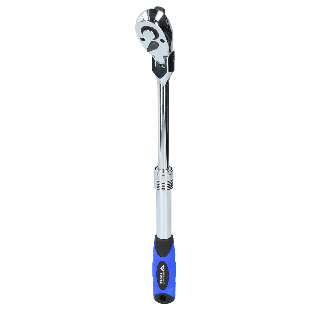1/2" Teleskop-Umschaltknarre mit flexibelem Kopf
