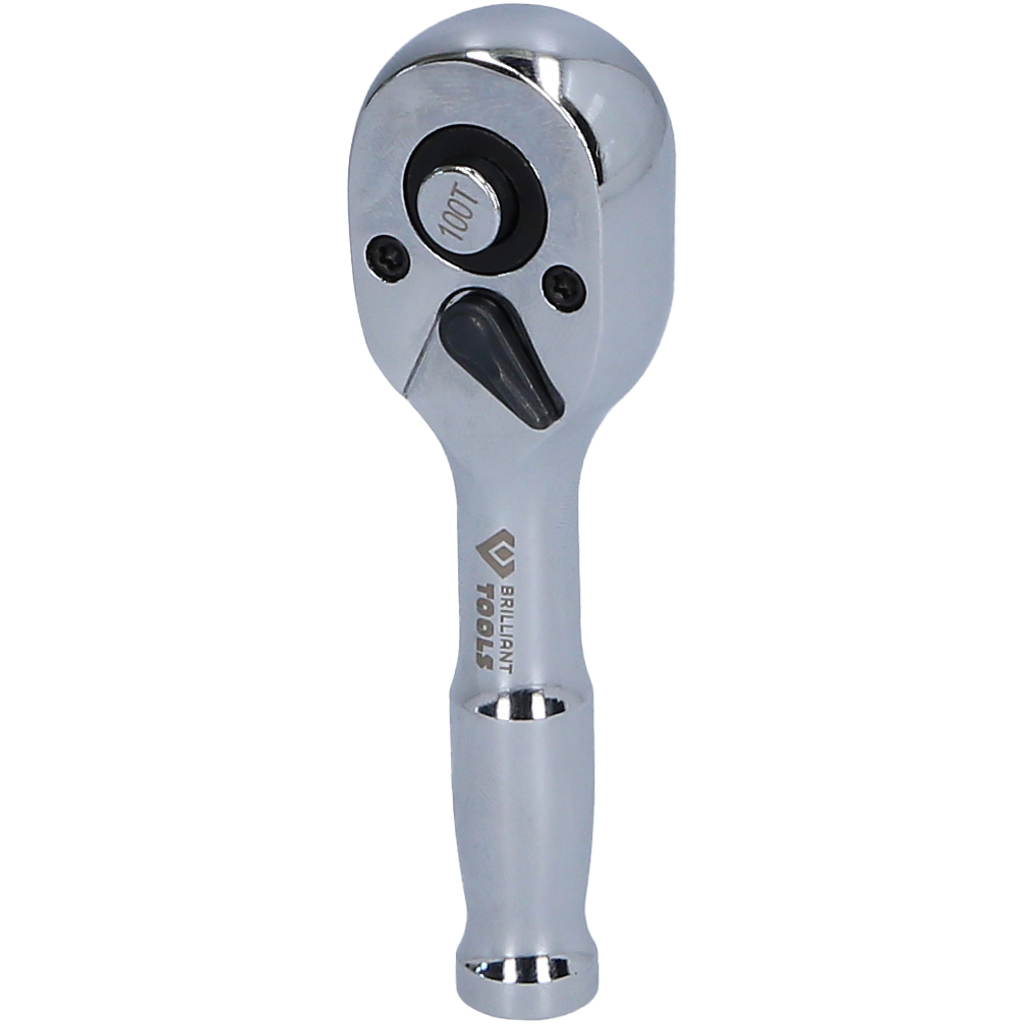 1/4" Mini-Umschaltknarre mit Metallgriff, 100 Zahn
