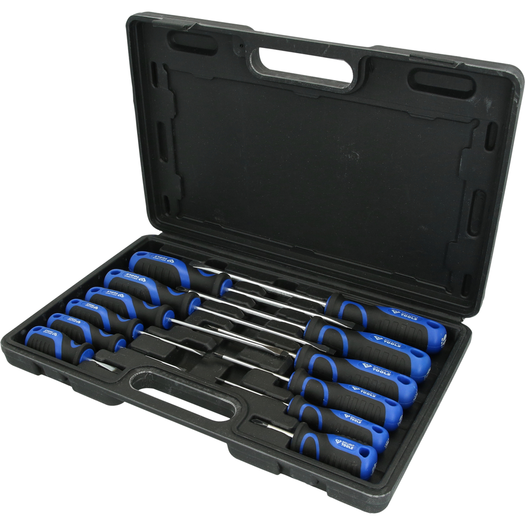 Jeu de tournevis, fente, PH, 12 pcs