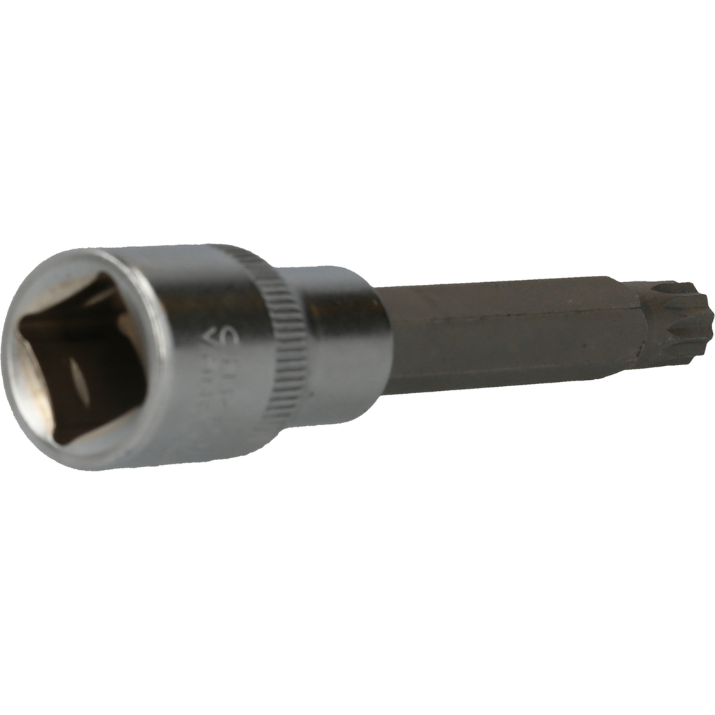 Douille denture multiple 1/2", longueur 100 mm, M10